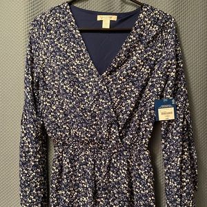 Flutter long sleeve romper